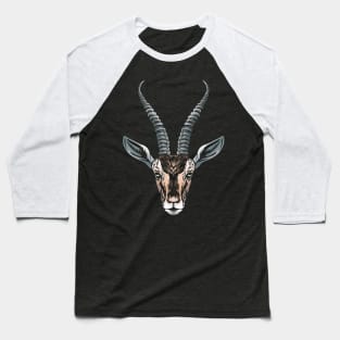 Gazelle Face Baseball T-Shirt